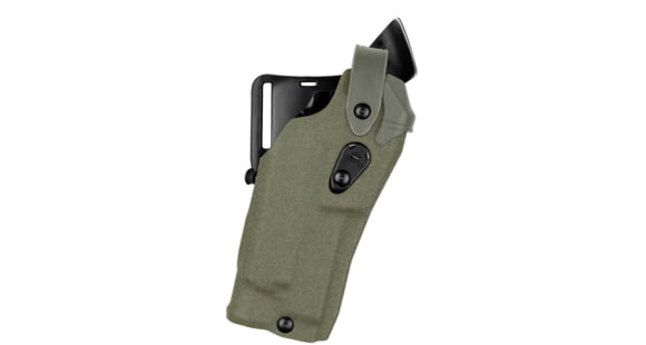 Image of Safariland 6360RDS Level III Retention ALS/SLS Duty OWB Belt Holster, Glock 17/Glock 22, Left Hand, Cordura, Ranger Green, 6360RDS-8321-732