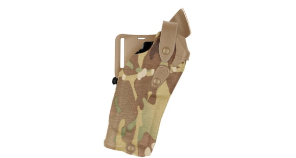 Image of Safariland 6360RDS Level III Retention ALS/SLS Duty OWB Belt Holster, Glock 19/Glock 23, Left Hand, Cordura, MultiCam, 6360RDS-28329-702