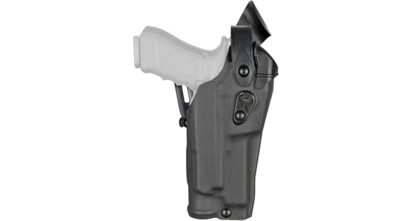 Image of Safariland 6360RDS Level III Retention ALS/SLS Duty OWB Belt Holster, Smith &amp; Wesson M&amp;P 9 M2.0, Left Hand, STX Plain, Black, 6360RDS-2222-412