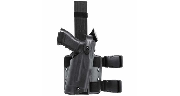 Image of Safariland 6365 ALS/SLS Low-Ride 1.5in. Drop, Level-III Retention, Springfield Armory XD .40, .45 w/ITI M3, TLR-1, SF X200/X300 4.0in., Plain Black, Right Hand, 6365-1482-411