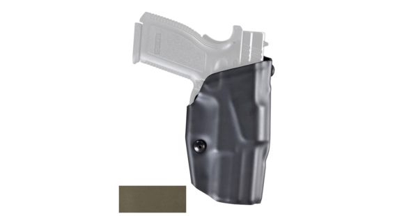 Image of Safariland Model 6379 ALS Clip-On Belt Glock Holster, Glock 31/Glock 17/Glock 22, Right Hand, STX, Foliage Green, 6379-83-541