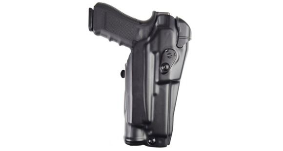 Image of Safariland Model 6379RDS ALS Clip-On Belt Holster, Right Hand, Plain, Black, 6379RDS-4502-131