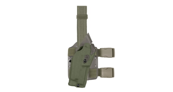 Image of Safariland Model 6384RDS ALS OMV Tactical Drop Leg Holster Glock 47 w/ Light, Right, Camo Green, 1334528