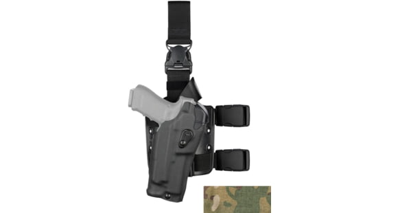 Image of Safariland Model 6385RDS ALS/OMW Tactical Holster, Left Hand, Tactical, Multi Cam, 6385RDS-6832-702