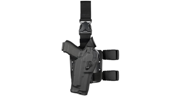 Image of Safariland Model 6385RDS ALS/OMW Tactical Holster, Left Hand, STX Tactical, Black, 6385RDS-8329-132