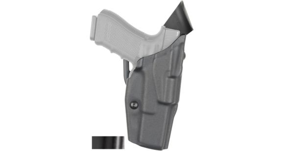 Image of Safariland Model 6390 ALS Mid-Ride Level-I Duty Glock Holster, Glock 20/Glock 21, Left Hand, STX Hi-Gloss, Black, 6390-3832-492