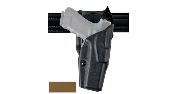 Image of Safariland 6395 ALS Low-Ride Level I Retention Glock Duty Holster, Right Hand, Coyote Brown, 6395-3832-761