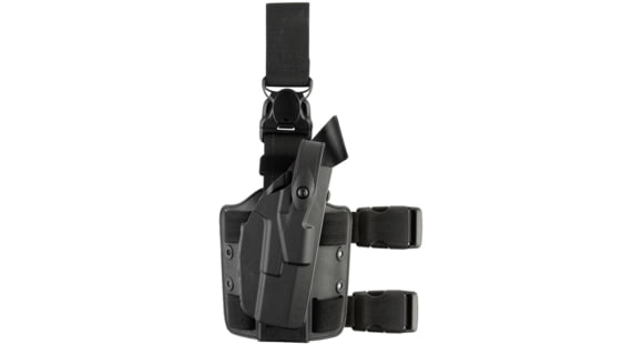 Image of Safariland 7005 7TS SLS Tactical Holster w/Quick Release Leg Strap, Black, 7005-4742-412