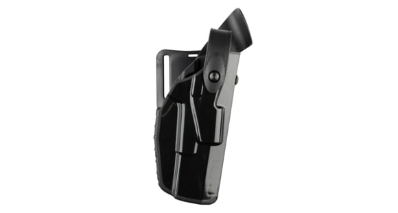 Image of Safariland 7280 7TS SLS Mid-Ride Level II Retention Duty Holster, Glock 17 Gen 5, X300U, Right, Hi Gloss Black, 7280-8325-491