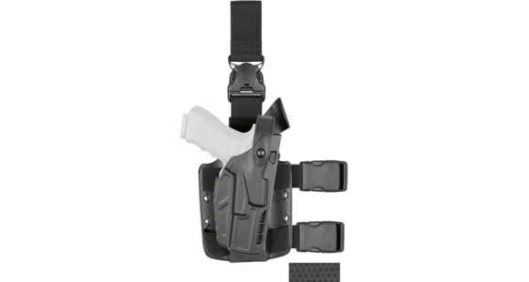 Image of Safariland 7305 7TS ALS/SLS Tactical Holster w/Quick Release, Black, 7305-4502-481