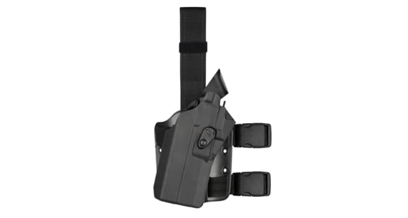 Image of Safariland 7354RDS 7TS ALS Tactical Drop Leg Holster, Glock 47 Mos w/ Light, Right, Black, 1324177