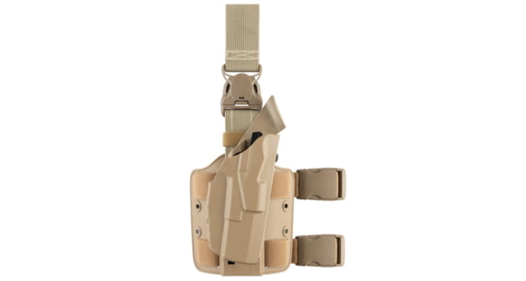 Image of Safariland 7355 7TS ALS Tactical Holsters w/ Quick Release, Left Hand, STX Plain, FDE Brown, 7355-825-552
