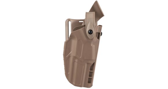 Image of Safariland 7360 7TS ALS/SLS Mid-Ride Level III Retention OWB Duty Holster, Heckler &amp; Koch P30, Left Hand, STX Plain, FDE Brown, 7360-295-552