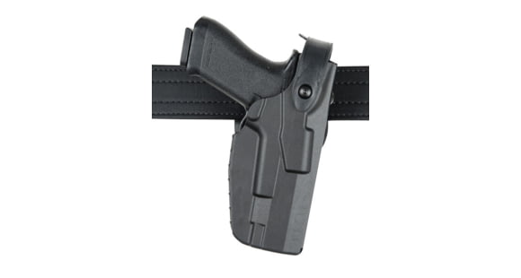 Image of Safariland 7360 7TS ALS/SLS Mid-Ride Level III Glock Duty Holster, Glock 19/23, IT M3, Left, Hi Gloss Black, 7360-2832-492