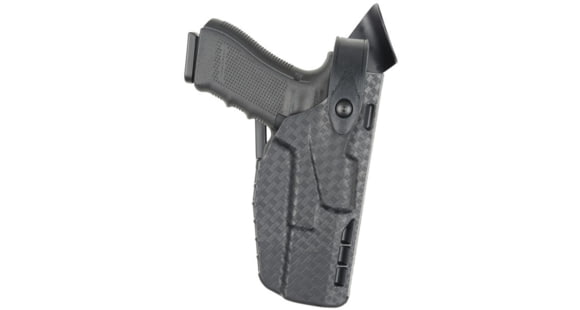 Image of Safariland 7360 7TS ALS/SLS Mid-Ride Level III Glock Duty Holster, Sentry Hood, 7360-283-411-SH