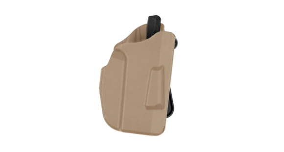 Image of Safariland 7371 7TS ALS Concealment Paddle Glock Holsters, Glock 43/43X/43X MOS, Left, Plain, FDE Brown, 1334262