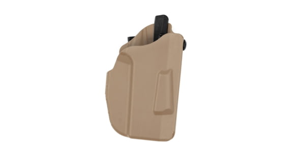 Image of Safariland 7379 7TS ALS Concealment Clip-On Belt Glock Holster, Right Hand, STX Plain, FDE Brown, 1328133