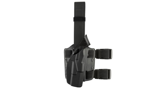 Image of Safariland 7TS ALS OMV Tactical Holster, Left Hand, STX Plain, Black, 7384-825-412