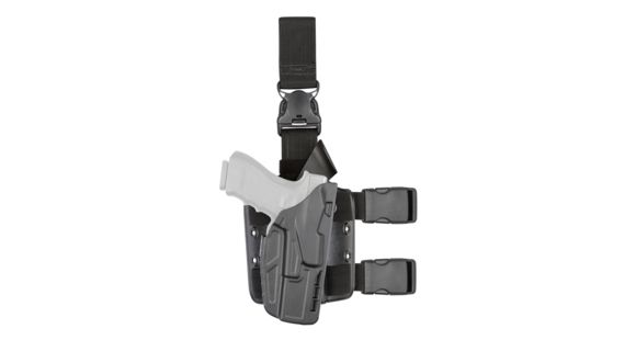 Image of Safariland 7385 7TS ALS Tactical w/ Quick Release Holster, Right Hand, Plain Black, 7385-28325-411