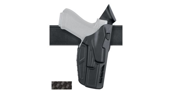 Image of Safariland 7390 7TS ALS Mid Ride Duty Holsters, Right Hand, Black, 7390-4502-481