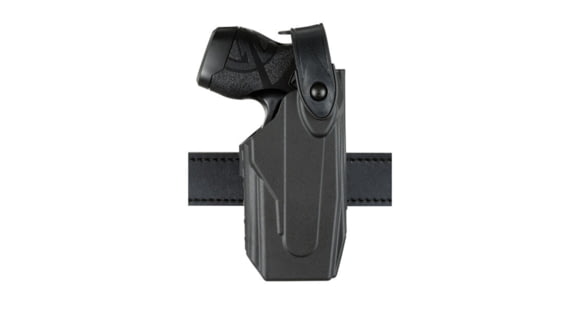Image of Safariland Model 7520 7TS SLS EDW Clip-On Style Holster, Taser 7, Right, STX Plain, Black, 7520-464-411