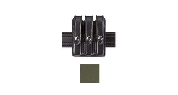 Image of Safariland Model 777 Slim Triple Mag Pouch w/Flap STX FGR Colt 1911 77753543PBLMS36