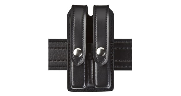 Image of Safariland Model 78 Slimline Double Magazine Pouches, Black, 78-0450-13PBL