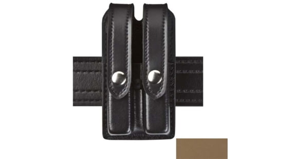 Image of Safariland Model 78 Slimline Double Magazine Pouches, Browning Hi-Power, FDE Brown, STX Tactical, MOLLE, 78-76-553PBL-MSA