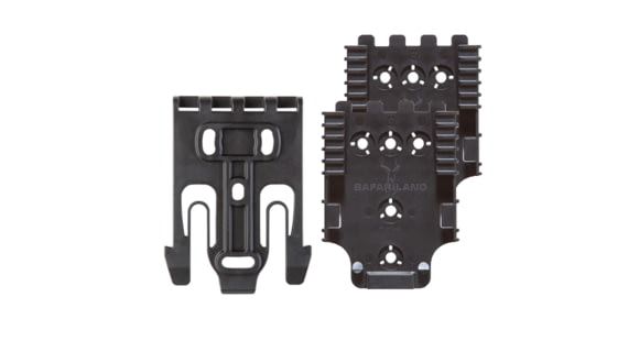 Image of USED, Safariland Quick Locking System Kit Model 4, Locking w/ 2 Receiving Plates, Black, QUICK-KIT4-2