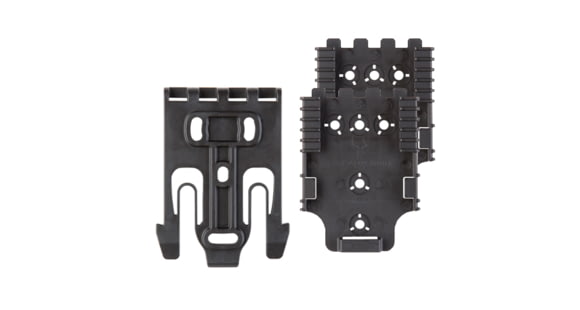 Image of Safariland Quick Locking System Kit Model 3, Non-Locking w/ 2 Receiving Plates, FDE Brown, QUICK-KIT3-55