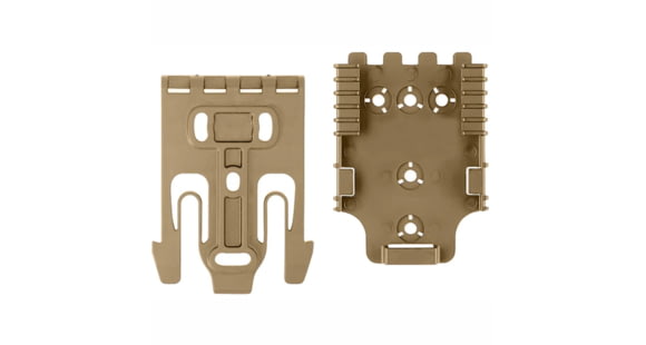 Image of Safariland Quick2 Locking System Kit Fork &amp; Receiver, Flat Dark Earth/Brown, QUICK2-KIT1-55