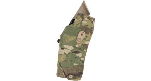 Image of Safariland 6360RDSO Sig Sauer P365 Fuse Mid-Ride Level III Retention OWB Belt Holster w/ QLS19 Fork, Right, Cordura, Duty, Multicam, 6354RDSO-66527-701-MS19