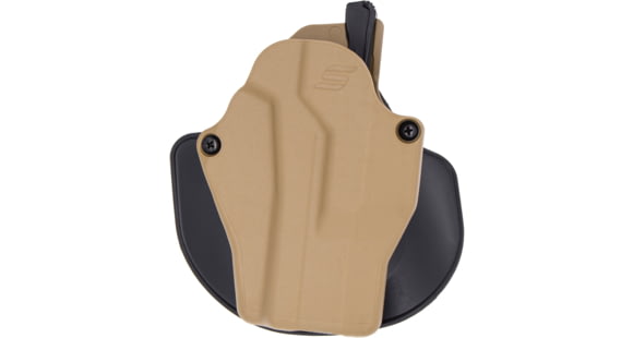 Image of Safariland Solis Sig Sauer P365 XMacro OWB Paddle Holster, No Light, Right, Plain, Concealment, Flat Dark Earth, SOLIS-1-565-A-0-C3-551