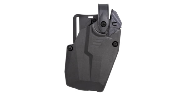 Image of Safariland Safarivault Level 1 Rds Duty Holster For Glock 17 W/ Compact Light, Black, Hood, Right Hand, 1333951