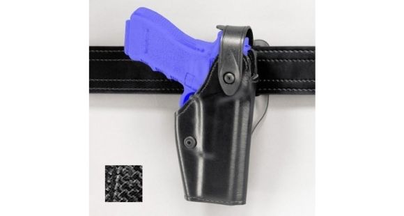 Image of Safariland 6280 SLS Mid-Ride Level-II Retention, Sig Sauer P220R, P226R w/SF X400 4.41in., STX Black Basket Weave, Right Hand, 6280-77414-481