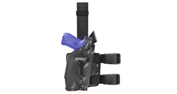 Image of Safariland 6004 SLS Tactical Holster, Right Hand, Black, 6004-14921-121-SH