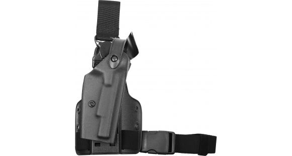 Image of Safariland 6005 SLS Tactical w/ Quick Release Leg Harness Holster, Right Hand, Black, 6005-90-121-SP10