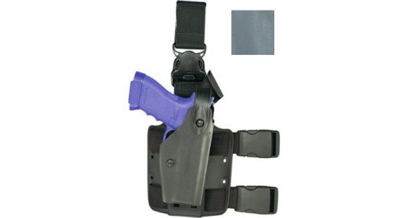 Image of Safariland 6005 SLS Tactical w/ Quick Release Leg Harness Holster, Right Hand, Foliage Green, 6005-73-541-SH