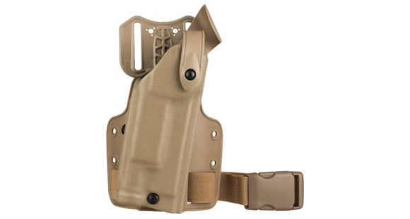 Image of Safariland 6004 SLS Tactical Holster, Right Hand, Brown, 6004-5340-551-MS25