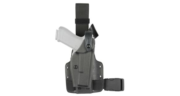 Image of Safariland 6004 SLS Tactical Holster, Smith &amp; Wesson M&amp;P 9/Smith &amp; Wesson M&amp;P 40, Left Hand, Tactical, Black, 6004-21921-122-SP10