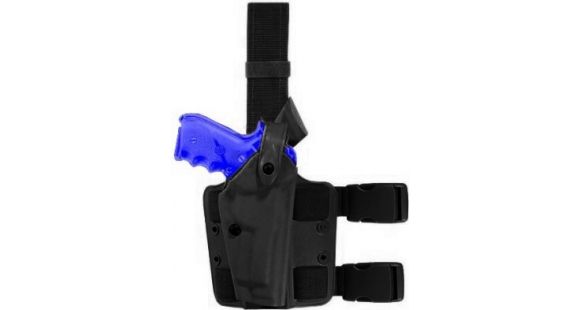 Image of Safariland 6004 SLS Tactical Holster, Right Hand, Black, 6004-5340-121-SP10