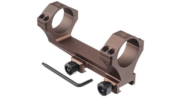 Image of SIG SAUER Alpha Scope Mount Ring, 30mm, 1.53, 0 MOA, 6061-T6, Flat Dark Earth, Small, SOA20005