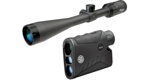 Image of SIG SAUER Tango4 4-12x40mm Rifle Scope 1 inch Tube, Second Focal Plane, Black, Quadplex Reticle, MOA, SOW34202HVP