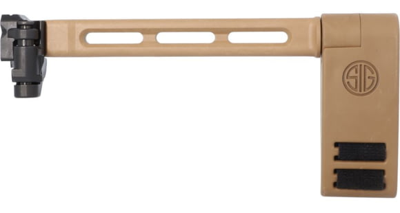 Image of USED, SIG SAUER Fixed/Folding Pivoting Contour Brace w/ Locking Hinge, Coyote, 8901673