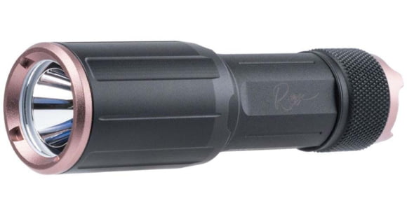 Image of Open Box, Dealer Demo, SIG SAUER Foxtrot-EDC ROSE Compact Flashlight, 18350 Lithium-Ion, 1350 Lumens, Black/Rose Gold, SOFEC0RS