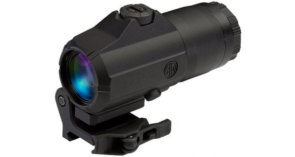 Image of Open Box, Dealer Demo, SIG SAUER Juliet4 4x24mm Magnifier for Reflex Sights, Flip to Side Mount, Black SOJ41001