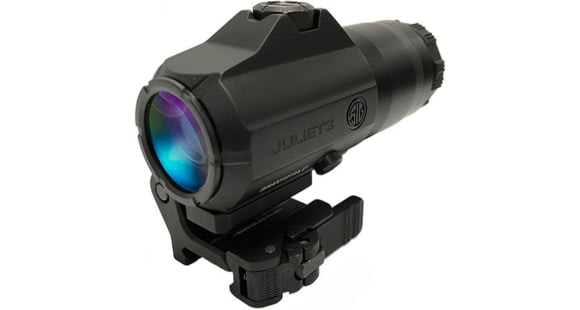 Image of USED, SIG SAUER Juliet3 Magnifier, 3x24mm, Powercam QR Mount With Spacers, Black, Medium, SOJ31001