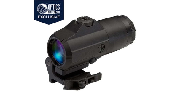 Image of SIG SAUER Juliet4 4x24mm Magnifier for Reflex Sights, Flip to Side Mount, Black SOJ41001