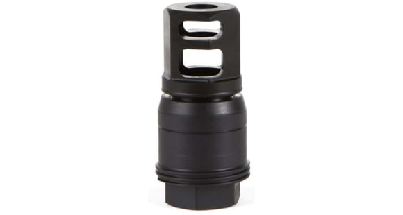 Image of SIG SAUER Clutch-Lok QD Muzzle Brake, 5.56mm, 5/8x24, 90 Degree Shoulder, Black, SL55612X2890DEGM