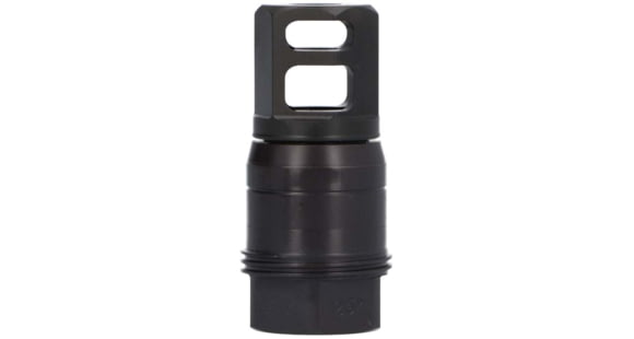 Image of SIG SAUER Clutch-Lok QD Muzzle Brake, 7.62mm, 5/8x24, 25 Degree Taper, Black, SL76258X2425DEGM